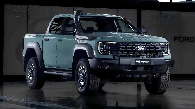 Maastoauto/hinauskapasiteetti parannettu! Viralliset kuvat Ford Ranger Super Duty -julkaisusta